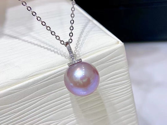 Violet Purple color Edison Pearl Pendants