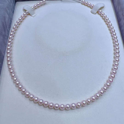 Sakura Pink Akoya Baby Pearls Necklaces