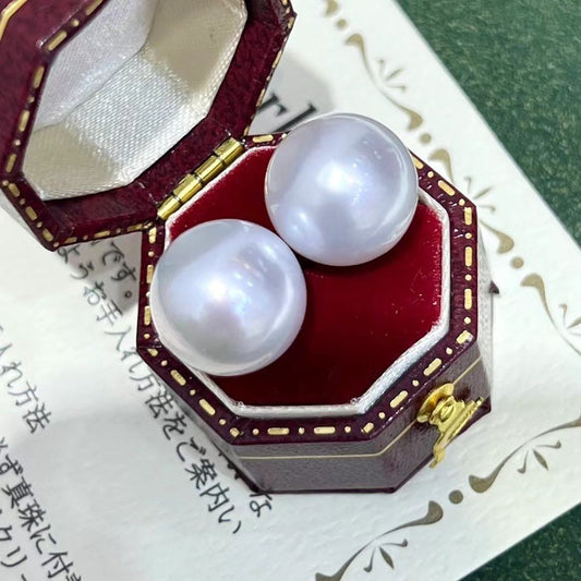 White Australia South Sea Pearls Earrings