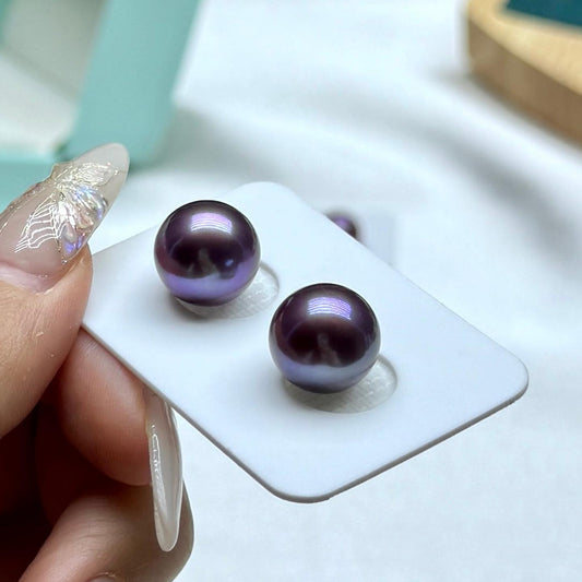 Monster Blueberry Purple Edison Earrings