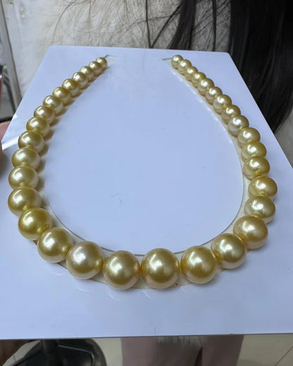 Golden South Sea Pearls Necklace