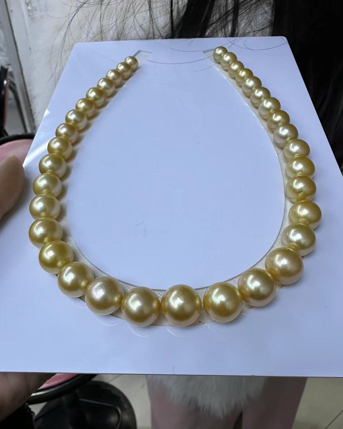 Golden South Sea Pearls Necklace