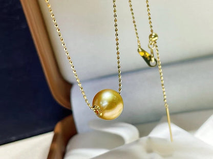 Strong Golden South Sea Pearl Pendant