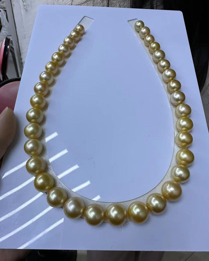 Golden South Sea Pearls Necklace