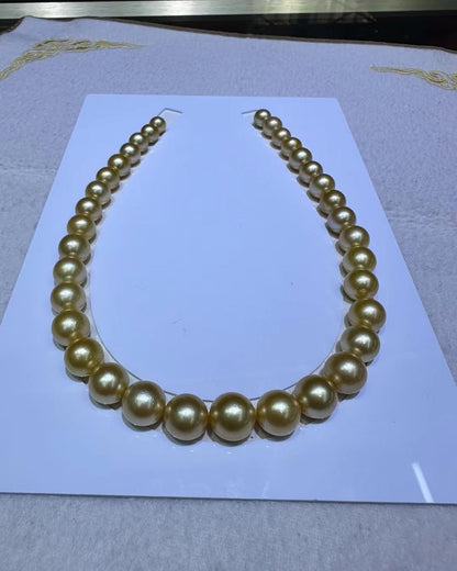 Golden South Sea Pearls Necklace