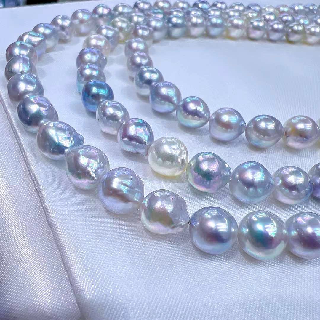 Candy Baroque Saltwater Akoya Pearls Necklaces