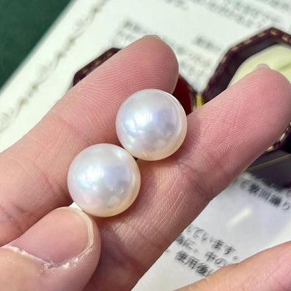 White Australia South Sea Pearls Earrings