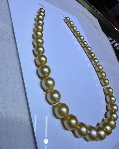 Golden South Sea Pearls Necklace