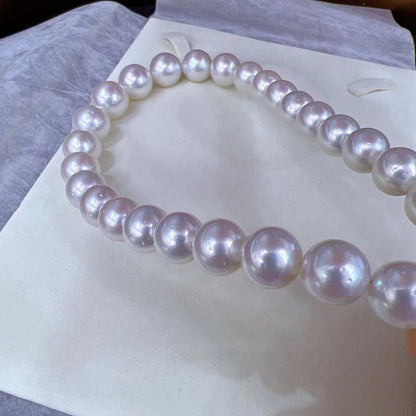 White and Pink Australia South Sea Pearls Necklace