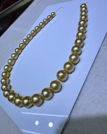 Golden South Sea Pearls Necklace