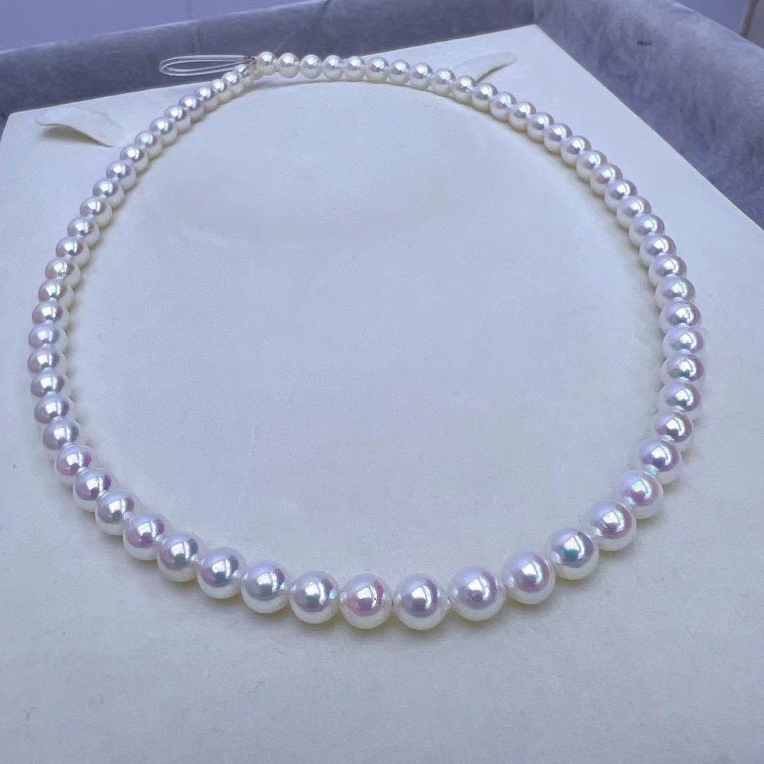 Sakura Pink Akoya Pearls Necklace