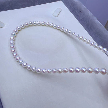 Sakura Pink Akoya Pearls Necklace